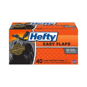 Precio de fábrica: Bolsas de basura multiusos Hefty Easy Flaps, al por mayor, resistencia premium, listas para envío a granel - Product Image 3