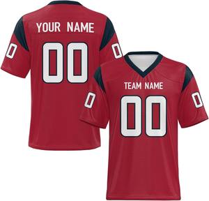 2026 Bulk Custom <b>Football</b> Jerseys Supplier Polyester Sublimation Custom Team Name Short Sleeve Quick Dry Low MOQ Order - Product Image 1
