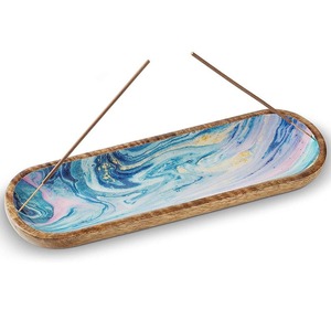 Porte-bâton d'encens bleu galaxie Brûleur Variété Décoration intérieure Parfums Aromathérapie Diffuseur d'encens de guérison à des fins diverses - Product Image 1