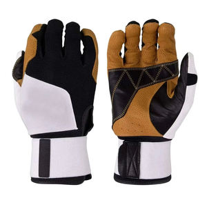 Guantes de Bateo de Béisbol para Zurdos, Personalizables al por Mayor, de Poliéster y Algodón, con Cierre de Velcro, Agarre Duradero para Entrenamiento y Partidos - Product Image 4
