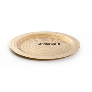 Bandeja redonda de metal para chocolate, acabado en oro, hecho a mano, diseñador, decorativa, moderna, de lujo, ecológica, tamaño personalizado, plato nuevo - Product Image 1