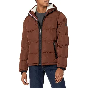 하이 퀄리티 새로운 패션 패딩 겨울 따뜻한 방수 다운 패딩 남성 재킷 사용자 정의 디자인과 로고 패딩 재킷