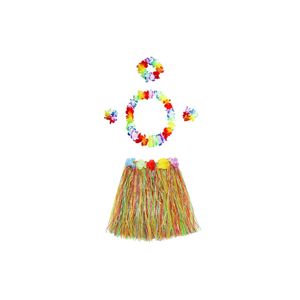 ชุดสร้อยคอฮาวาย luau Aloha สำหรับเด็กและผู้ใหญ่ชุดสร้อยข้อมือกระโปรงมงกุฎหลากสี - Product Image 1
