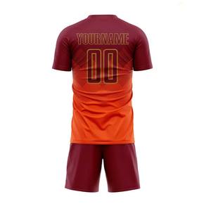 Uniforme de equipo de fútbol con logotipo personalizado, camiseta de entrenamiento de manga corta, traje de fútbol, ropa deportiva para hombre, uniformes de Club - Product Image 5