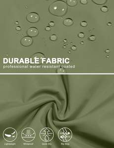 แจ็กเก็ตกันลมน้ำหนักเบากันน้ำใส่ได้ทั้งชายและหญิงมีฮู้ดผ้าคอตตอนสำหรับเดินป่าปีนเขา - Product Image 3