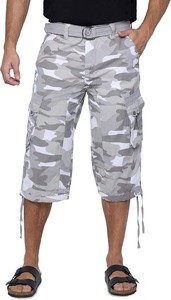 Pantalones cortos deportivos de secado rápido de verano para hombre, pantalones cortos deportivos informales de carga y entrenamiento para correr, pantalones cortos de punto de Color sólido para hombre - Product Image 2