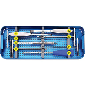 Juego de Instrumentos Ortopédicos para Fragmentos Pequeños, Herramientas de Fijación de Fracturas Óseas, Juego de Instrumentos de Placas y Tornillos para Fragmentos Pequeños - Product Image 4