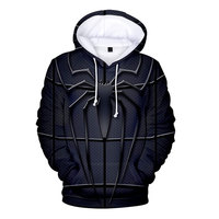 Sudadera con Capucha Personalizada para Hombre, Estampado Completo, Estilo Casual de Verano, Diseño de Calaveras con Transferencia Térmica, Tejido de Poliéster/Algodón de Secado Rápido