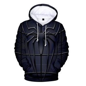 Sudadera con Capucha Personalizada para Hombre, Estampado Completo, Estilo Casual de Verano, Sudadera con Estampado de Calaveras por Transferencia Térmica, Secado Rápido - Product Image 2