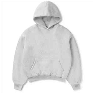 Hoodies Pullover Custom Logo Distressed Embroidered Men's <b>Drop</b> Shoulder Best Streetwear Fashion 100% Cotton Fleece - Product Image 2