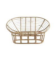 Rattan çift Mamasan sandalye bahçe açık Rattan kanepe mobilya oturma odası prestijli üretimi
