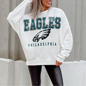 Nouvelle Arrivée Sweat-shirts Décontractés en Coton Respirant Grande Taille pour Femmes, Personnalisables avec Col Rond en Polaire sur le Devant, Style Streetwear Hiver Haute Qualité - Product Image 2