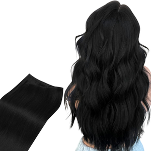 Nouveauté Trame invisible Genius avec extrémités épaisses-Extensions de cheveux humains 100% à cuticule alignée, sans couture et personnalisable - Product Image 1