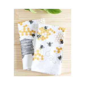 Paños de Cocina de Algodón 100% Sostenible, Bordados, 50x75cm, Diseño Espiga, Floral, Golf, 120GSM, Regalo Festivo, Personalizado OEM, Más Vendido - Product Image 3