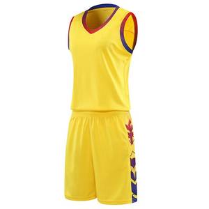 Meilleurs ensembles de basket-ball personnalisés grande taille pour hommes design imprimé antibactérien à séchage rapide; short respirant confortable - Product Image 6
