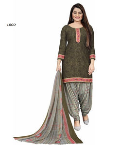 Ropa DE BODA pakistaní de calidad superior para mujer bordado cosido Kurtis logotipo personalizado Casual Simple impreso Kurtis OEM - Product Image 4