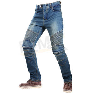 Jeans de moto de course pour hommes Pantalon en denim personnalisé en gros Respirant et imperméable Caractéristiques à bas prix - Product Image 1