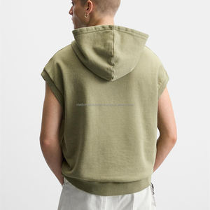 High Quality <b>Men's</b> Classic Design Hooded Jacket Custom Fleece with Embroidery Plain Dyed Digital Printed for Winter - Product Image 5