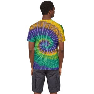 2025 O-Neck Custom T-Shirt for Men 100% Cotton Half Sleeve Quick Drying <b>Tie</b> Dye Design Wholesale Bulk Men's T-shirts - Product Image 5
