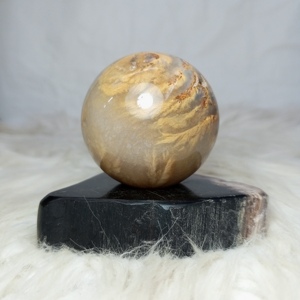 Vente en gros de sphères de jaspe tigre dendritique naturel d'Indonésie, cristaux de guérison, pierres polies artisanales, 5 cm, Indocraftstone - Product Image 1