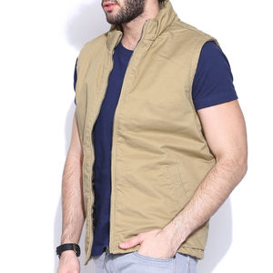 OEM Custom Men's Breathable Vest High Quality Lightweight <b>Waistcoat</b> Zipper Warm Winter Sleeveless Jacket Plus Pocket Print - Product Image 2
