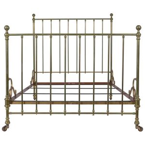 Elegante estructura de cama de latón que transforma los dormitorios en espacios lujosos, tranquilos y visualmente llamativos, con un atractivo de diseño de decoración de lujo. - Product Image 2