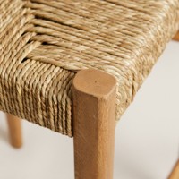 Meilleure vente tabouret de bar en rotin chaises de dîner meubles de maison tabouret de comptoir moderne chaise de bar en osier fabriqué au Vietnam