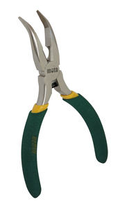 Mini pinze curve con punta semicircolare da 130 mm. (Mota Q704) - Product Image 1