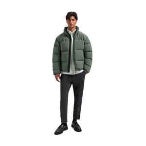 2025 hommes décontracté haute rue Style veste imperméable fermeture éclair chaud léger bouffant avec coton rembourrage pour automne hiver nouveau - Product Image 4