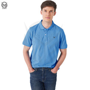 100% PK-coton tissu personnalisé hommes pour polos tricoté motif solide dans différents modèles et couleurs - Product Image 1