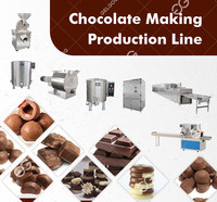 Automatische 500Kg/Uur Asmmbly Chocolade Pindakaas Korstvorming Verspreid Productie Full Line Dubai Chocolade Productielijn