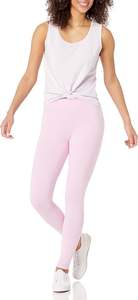 Pantalon de Yoga tricoté en Polyester Spandex respirant taille haute pour femmes poche de contrôle du ventre Logo personnalisé vêtements de sport de Fitness - Product Image 3