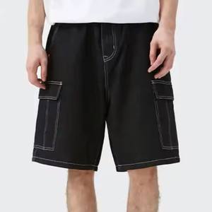 Pakistan Made High Quality Breathable durable material latest design <b>Men</b> Denim <b>Short</b> & <b>Slim</b> <b>Fit</b> Style Double Pocket Decoration - Product Image 1