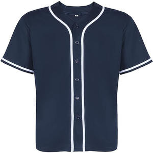 Camiseta de béisbol de nuevo diseñador personalizada, ropa deportiva, camisetas con botones y cuello en V, camiseta de béisbol por sublimación - Product Image 5