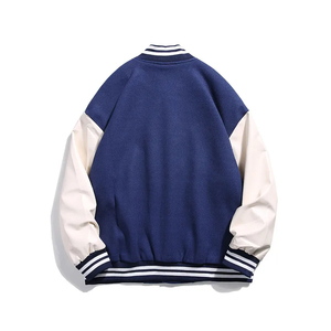 Chaqueta con letras de béisbol personalizada para adultos y jóvenes, chaqueta universitaria de lana colorida, chaqueta de béisbol para hombres, envío DDP - Product Image 2