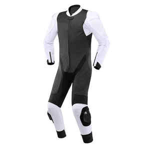 Traje de dos piezas de cuero de vaca genuino para motocicleta, traje de cuero de moto de calidad superior para motociclistas de calle - Product Image 4