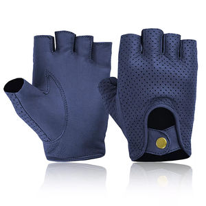 Guantes de Ciclismo Unisex de Medio Dedo, Guantes de Cuero para Hombre y Mujer, Aptos para Esquí, Resistentes a los Golpes, Transpirables, para Deportes de Montaña - Product Image 3
