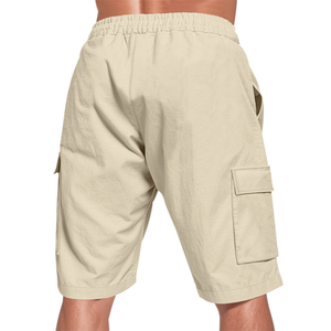 Vente en gros d'usine de shorts cargo pour hommes vêtements de travail d'été décontractés en coton respirant multi-poches pour l'extérieur avec logo personnalisé OEM Supply - Product Image 3