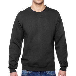 Sudadera de Manga Larga con Cuello Redondo para Hombre, Color Sólido, Diseño Personalizado OEM, Ropa de Invierno, Sudadera con Capucha ODM Directa, Teñido Liso - Product Image 1