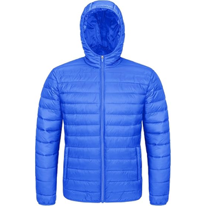 Chaqueta acolchada con logotipo personalizado impreso OEM para hombre, chaqueta informal de invierno para exteriores con bolsillos delanteros, chaqueta para exteriores al por mayor - Product Image 6