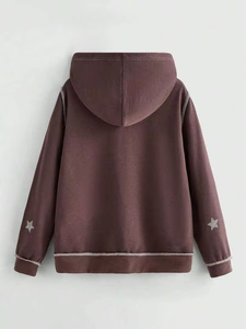 Pakistan Manufacturer Custom Printed 2025 Cotton <b>Polyester</b> Embroidered Hoodies Solid Color Winter Hoodie Embroidery Plain Dyed - Product Image 5