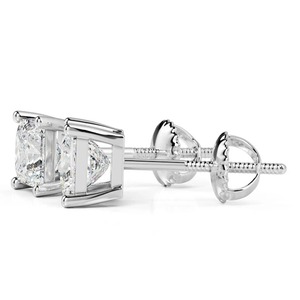 D สีเจ้าหญิงตัด Lab ปลูกเพชรต่างหูสตั๊ด Excellent ตัดที่สวยงาม 925 ต่างหูเงินสเตอร์ลิงงานแต่งงานของขวัญสําหรับเธอ - Product Image 2