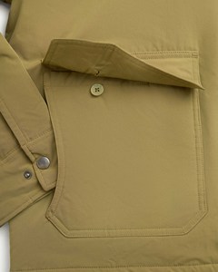 Blouson matelassé respirant pour homme, col contrastant, coupe classique, décontracté, couleur unie, taille personnalisée, automne, Vietnam, 100 % nylon, modèle - Product Image 5
