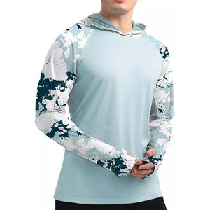 เสื้อผ้าตกปลาลายพรางออกแบบได้ตามต้องการผ้าสแปนเด็กซ์โพลีเอสเตอร์ - Product Image 2