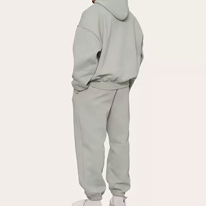 Survêtement d'été en coton 100% pour hommes Deux pièces Vêtements de sport Survêtements pour hommes - Product Image 6