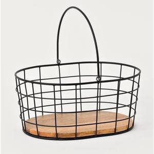 Cestas de Alambre Multifuncionales con Recubrimiento en Polvo, Ecológicas, Organizador Metálico para Almacenamiento en Cocina, Comercio Minorista y Supermercados |   Cesta Resistente - Product Image 5