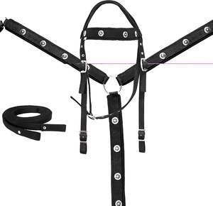 Ensemble de selle de course à baril synthétique Western de qualité supérieure léger, durable et confortable pour l'équitation Rodeo Trail Performance - Product Image 2