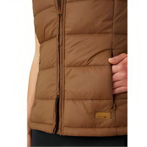 Chaleco cálido de Invierno para mujer, chaqueta acolchada sin mangas, utilidad ecuestre de nailon, chaleco acolchado transpirable personalizado de talla grande - Product Image 5