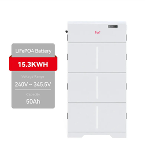 SUNPLUS 15.3kWh LiFePO4 Sistema de almacenamiento de batería solar todo en uno | Paquete de batería de litio para baterías de respaldo de emergencia para el hogar - Product Image 1