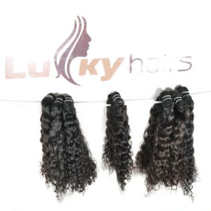 Vente en gros Meilleur Prix Extensions de Cheveux Humains Ondulés Vierges Vietnamiens Ondulés Naturels Ondulés Bruts Noirs Alignés sur les Cuticules - Product Image 4